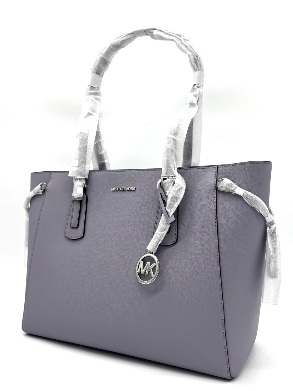 Michael Kors Voyager Large Leather Tote Bag - Lilac